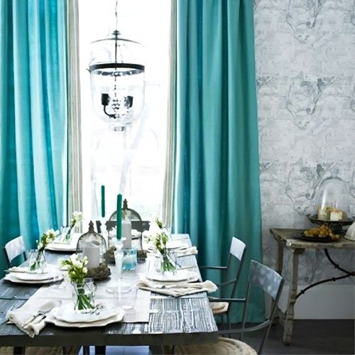 Turquoise is the new Black for your Living Room Home Decors