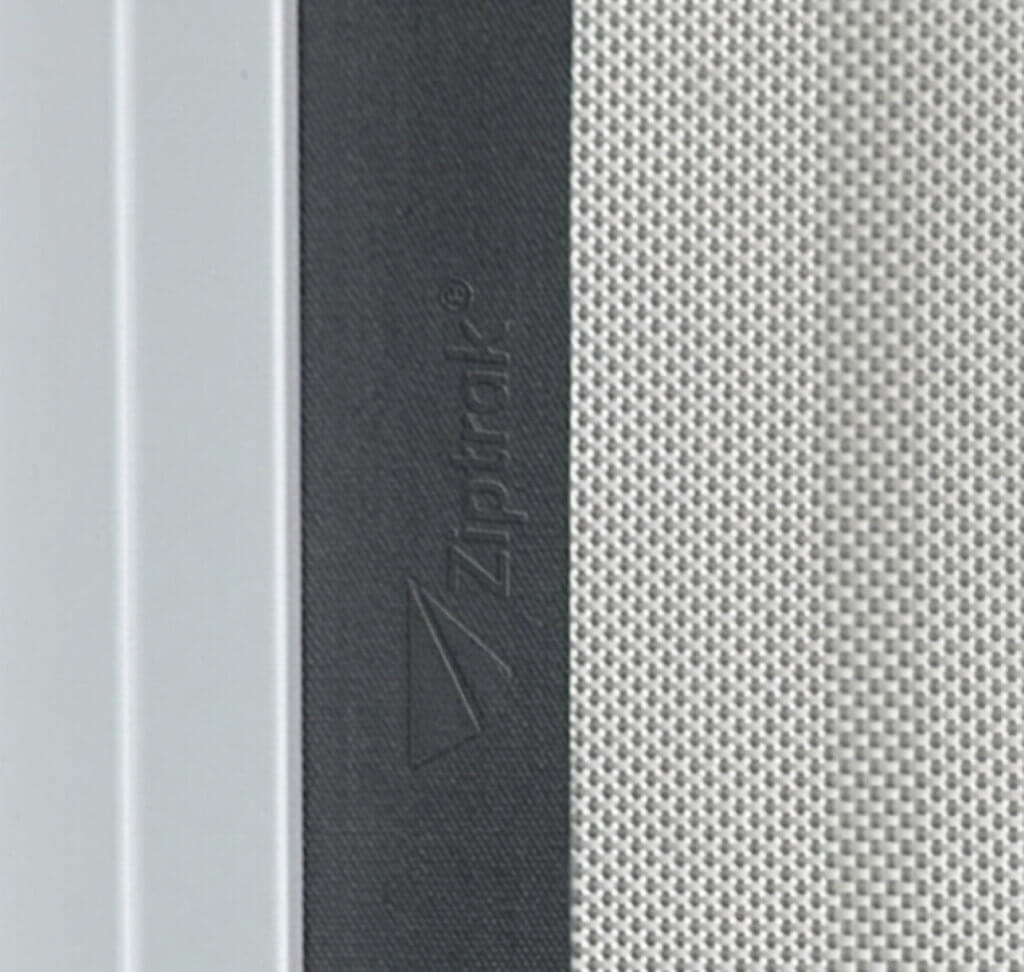 Ziptrak® logo on patented side spline