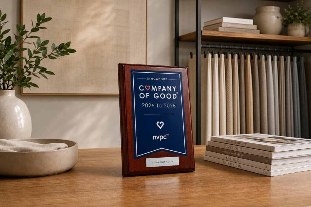 The Curtain Boutique awarded the by The Good Company
